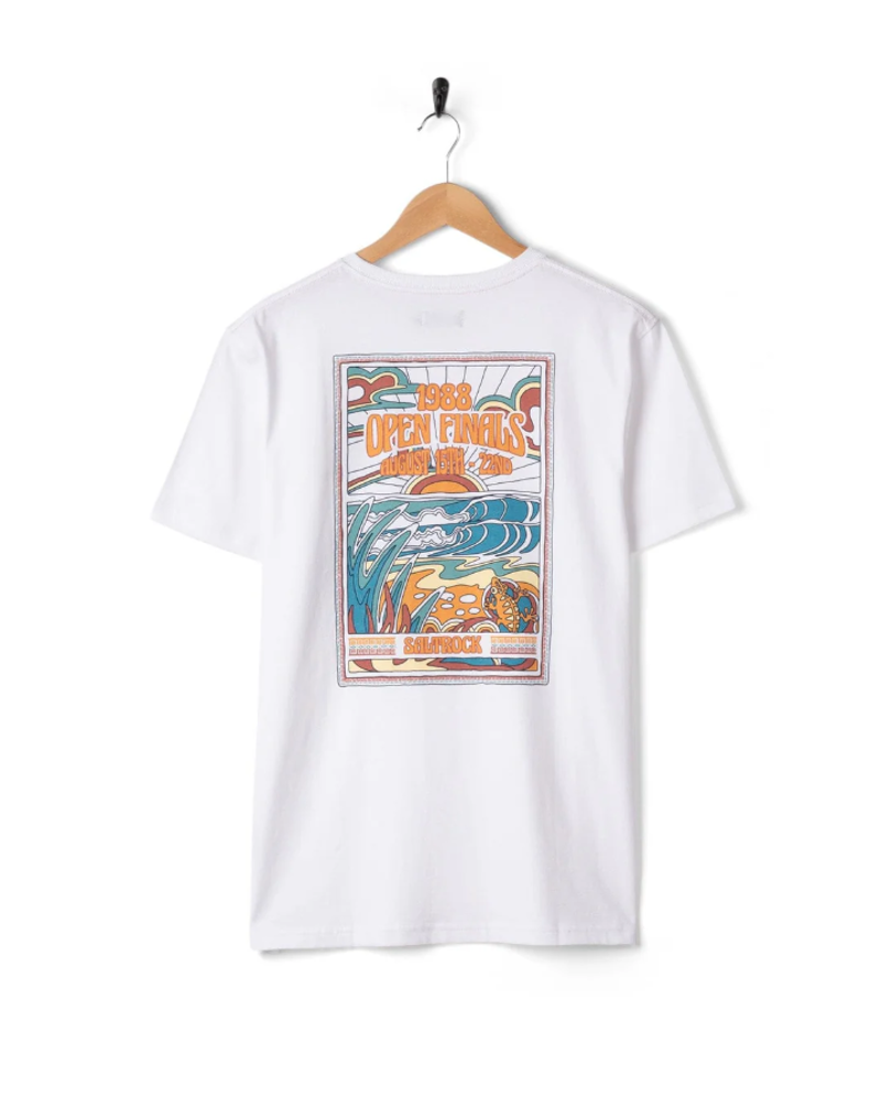 Saltrock Men's Open Finals SS Tee - White-1