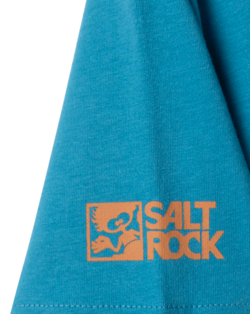 Saltrock Kid's Origin Stripe SS Tee - Bright Blue-3