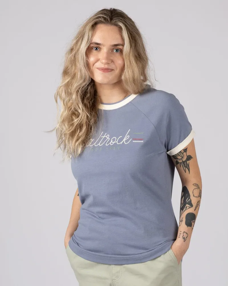 Saltrock Women's Links SS Tee - Blue-5