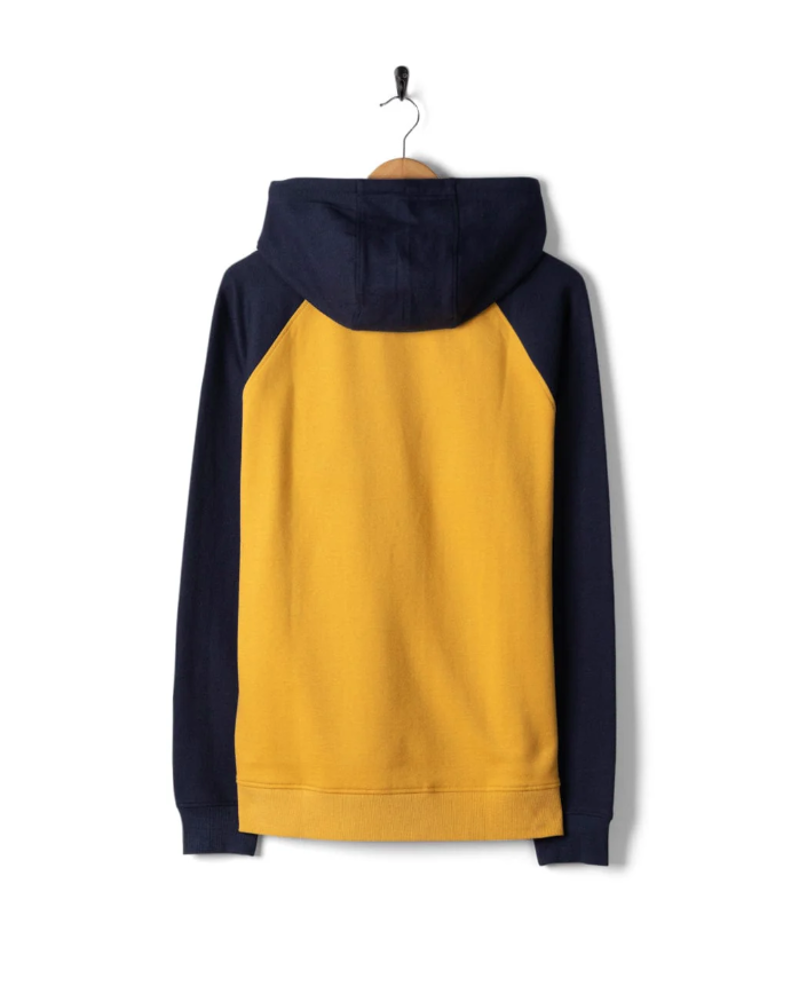 Saltrock Men's Pitcher Raglan Hoodie - Yellow-1