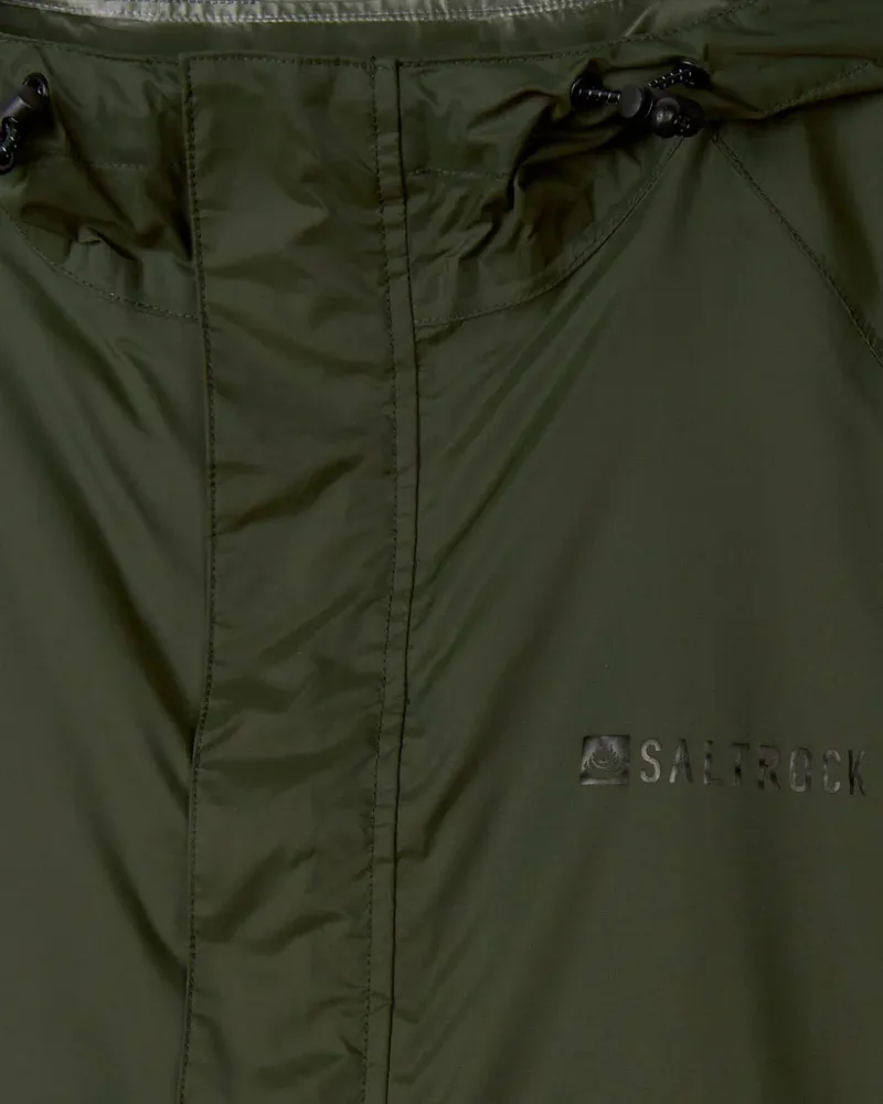 Saltrock Men's Rainier Packable Waterproof Jacket - Dark Green-4