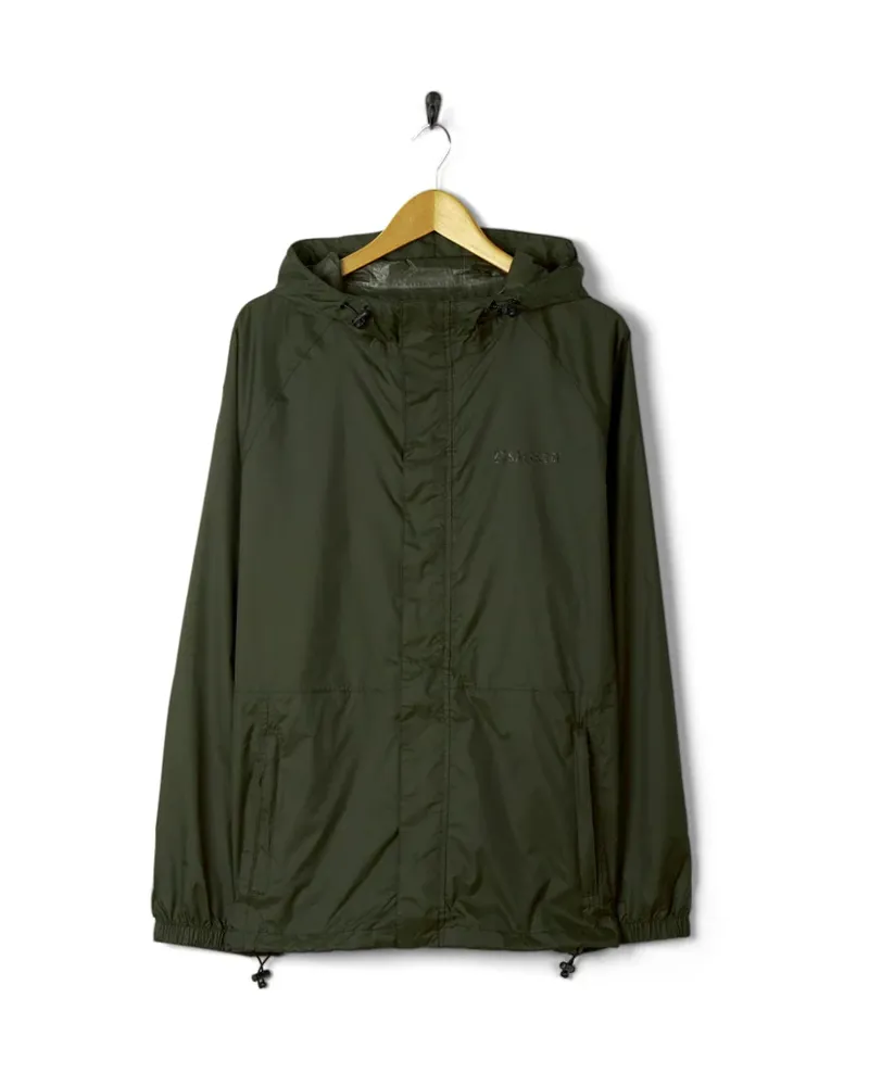 Saltrock Men's Rainier Packable Waterproof Jacket - Dark Green