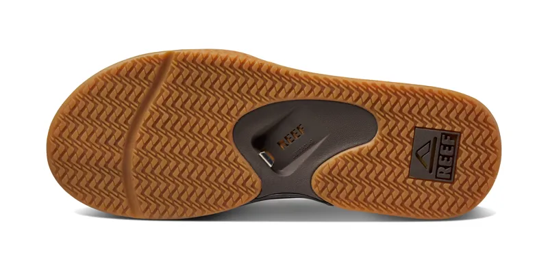 Reef Men's Fanning Flip Flop - Brown/Gum-2