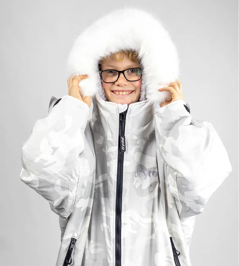 Dryrobe Kids Long Sleeve - White camo-2