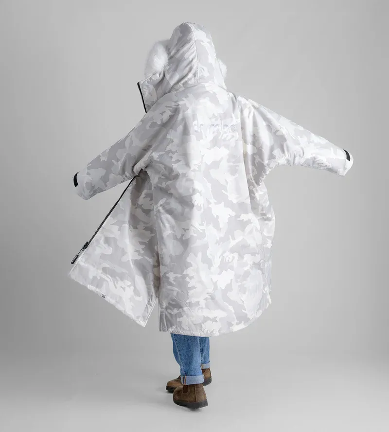 Dryrobe Long Sleeve Alpine White Camo-4