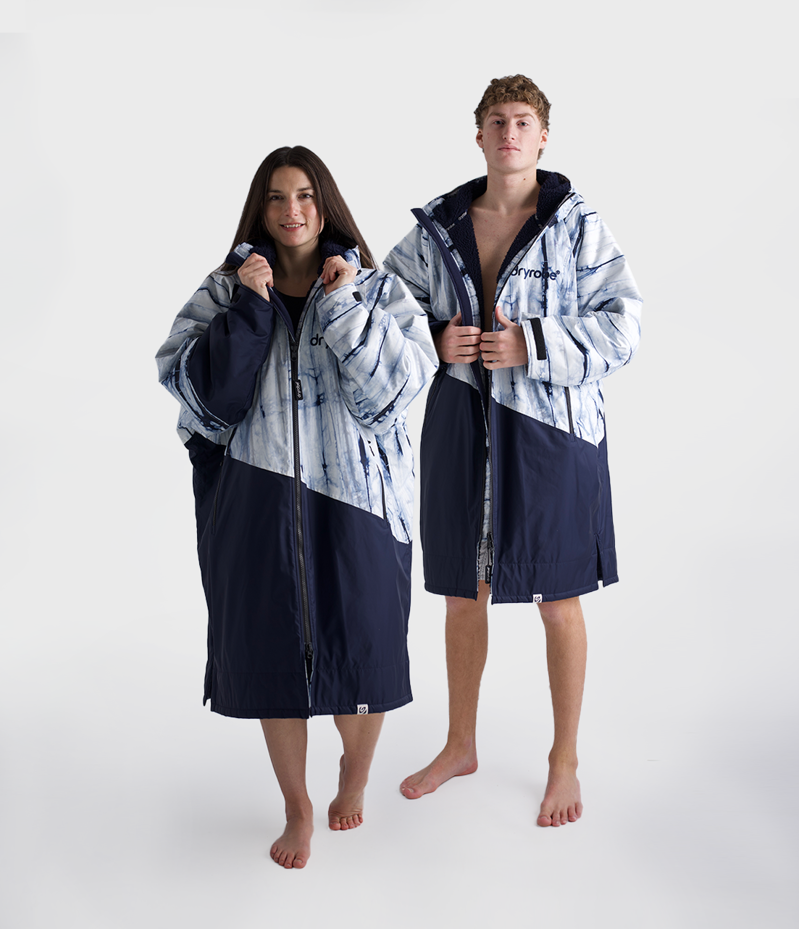 Dryrobe Long Sleeve Batik/Blue