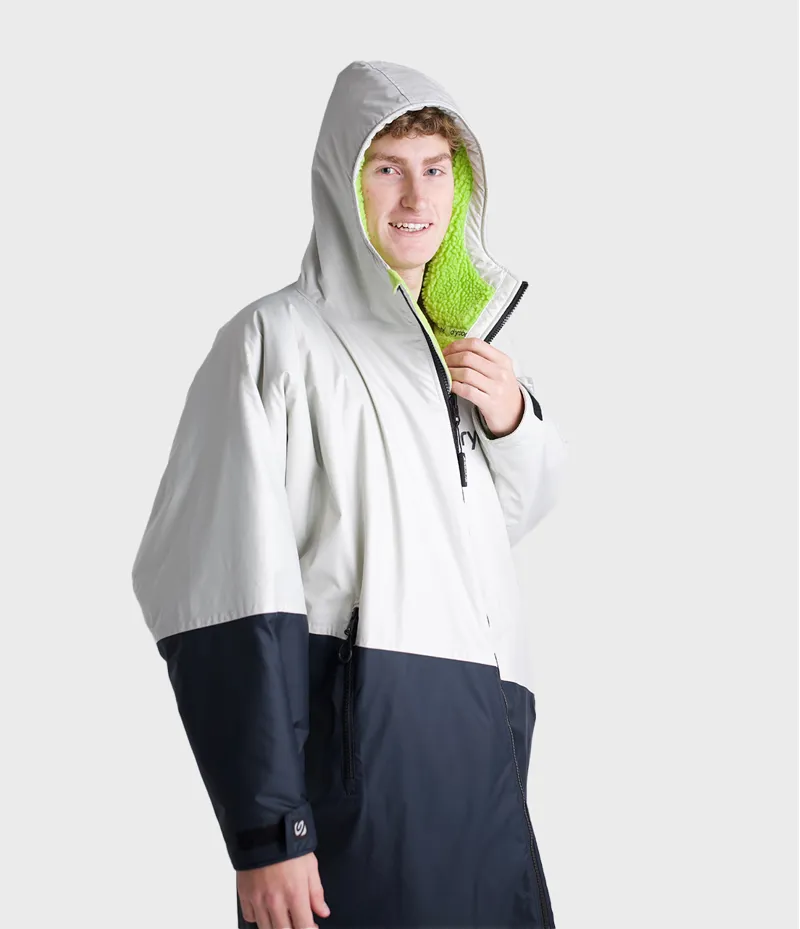 Dryrobe Long Sleeve Anthracite/Lime-8