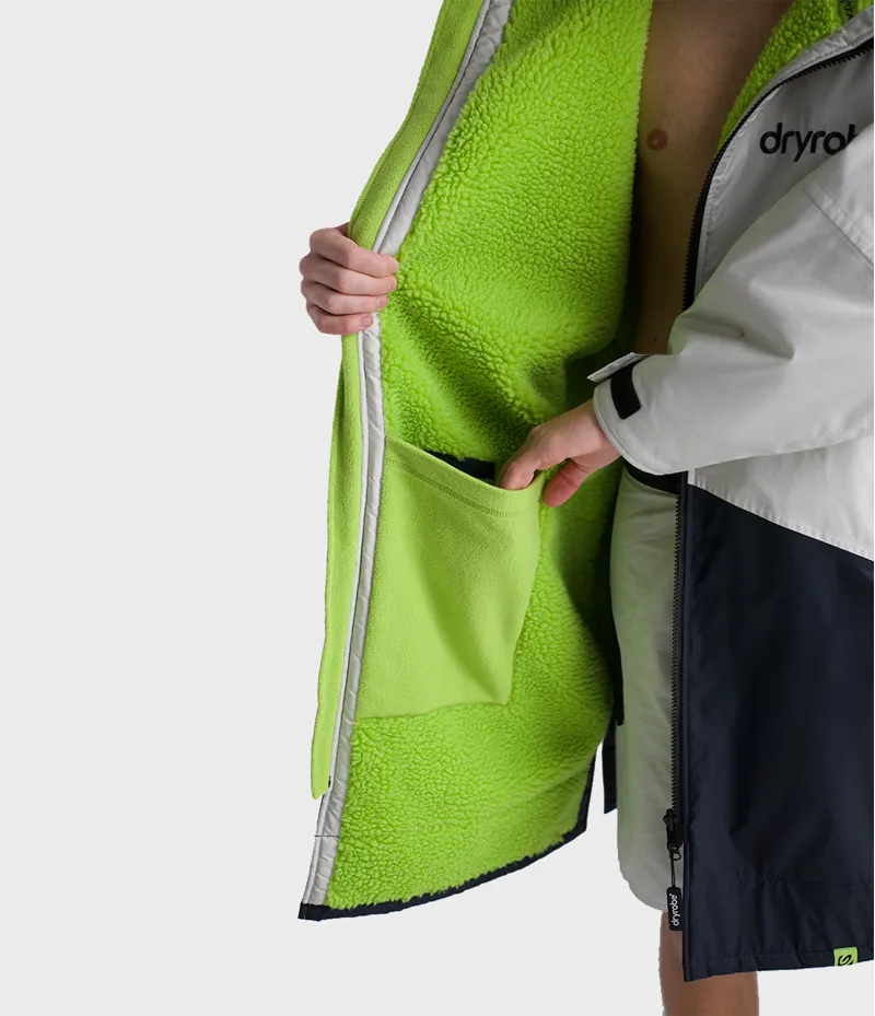 Dryrobe Long Sleeve Anthracite/Lime-13