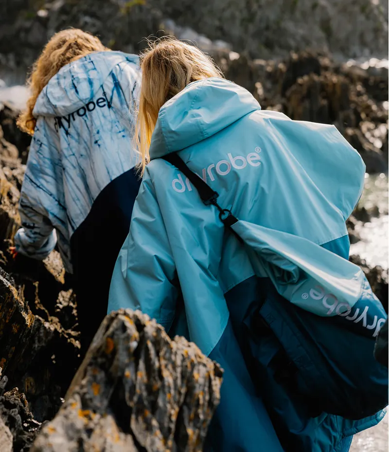 Dryrobe Compression Bag - Blue/Light Blue-7