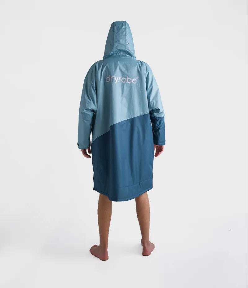 Dryrobe Long Sleeve Blue/Light Grey-7