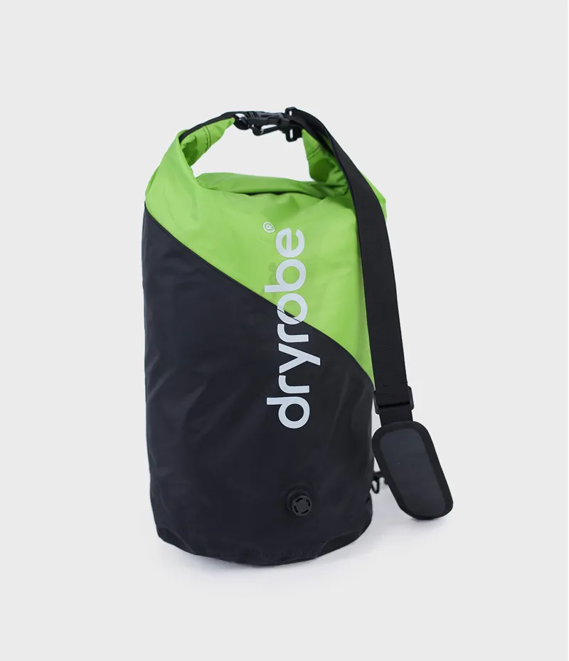 Dryrobe Compression Bag - Black/Lime
