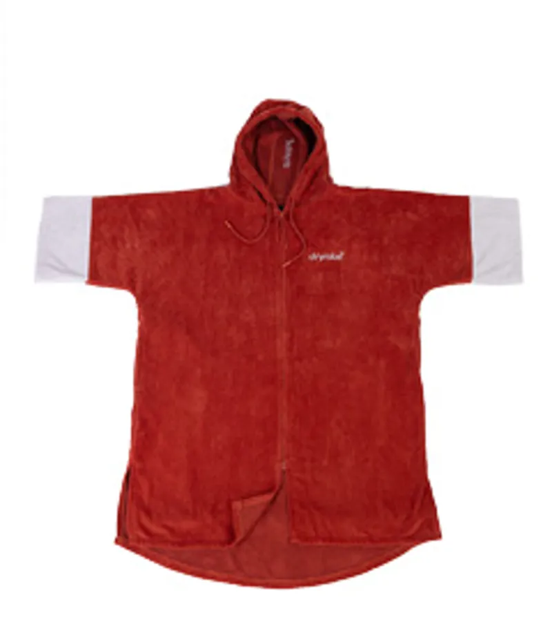Dryrobe Full Zip Organic Towel Robe - Burnt Orange-1
