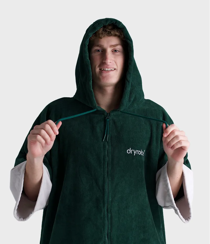 Dryrobe Full Zip Organic Towel Robe - Sycamore Green-7