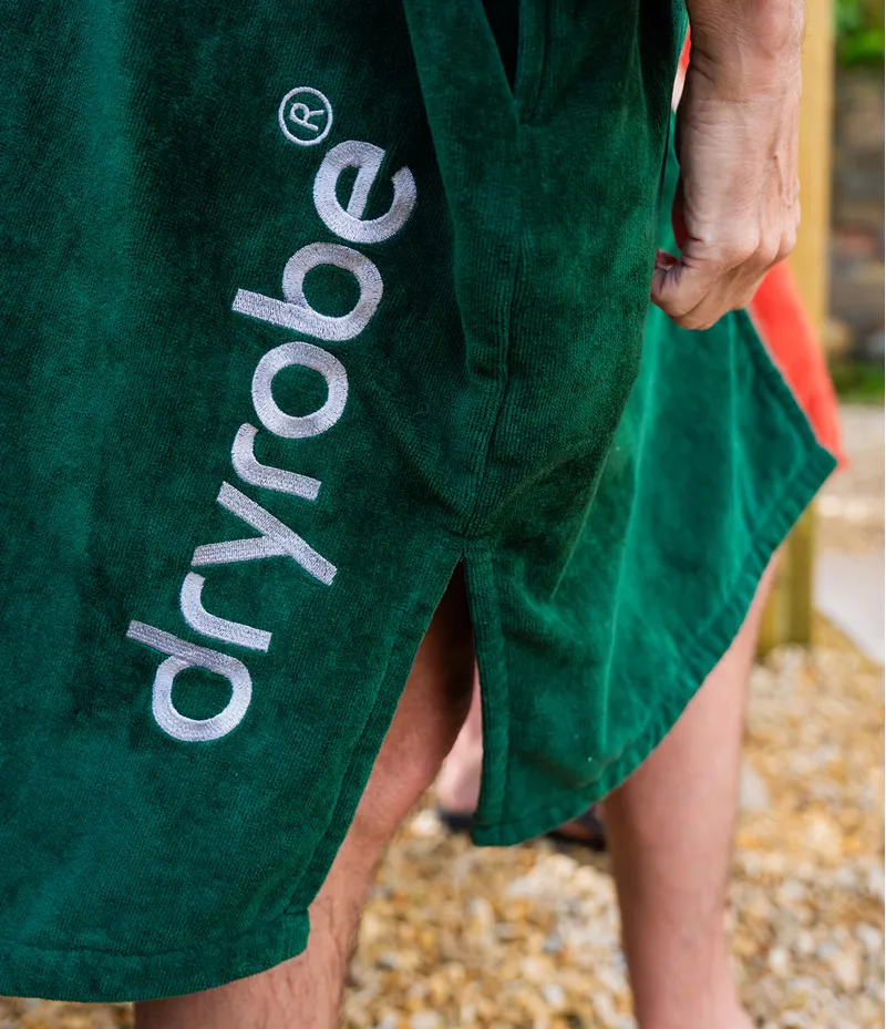 Dryrobe Full Zip Organic Towel Robe - Sycamore Green-13