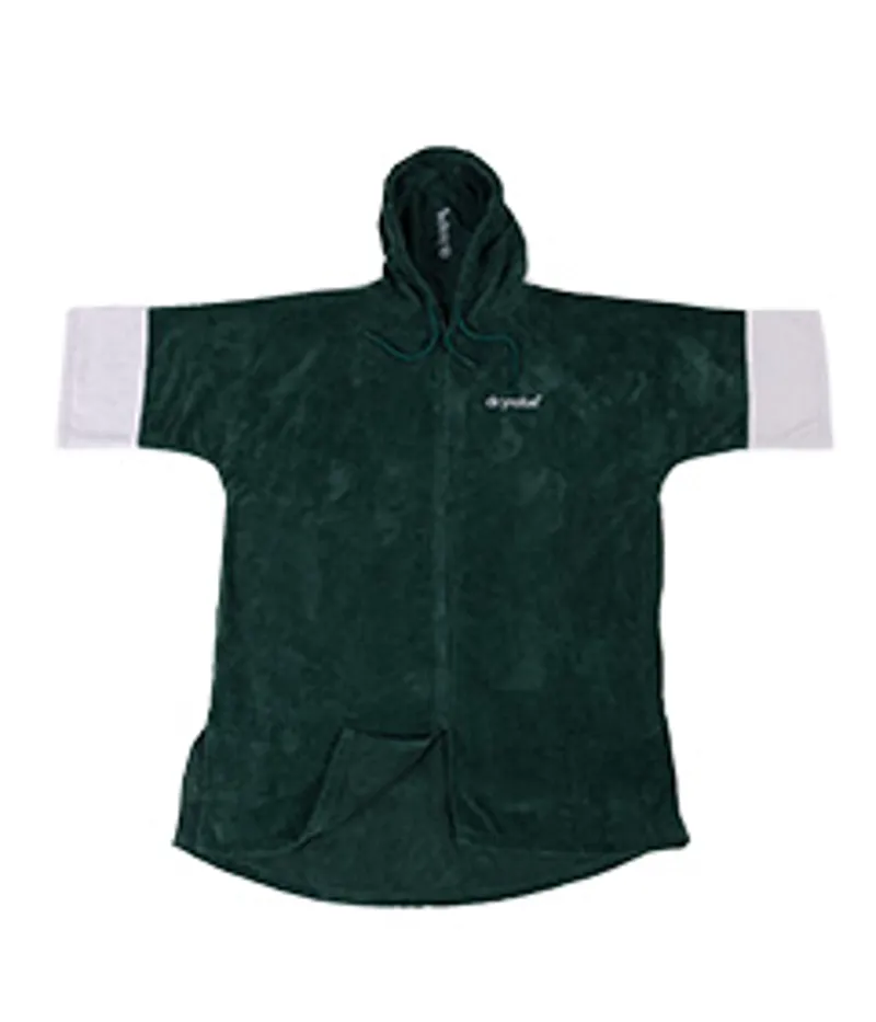 Dryrobe Full Zip Organic Towel Robe - Sycamore Green-1
