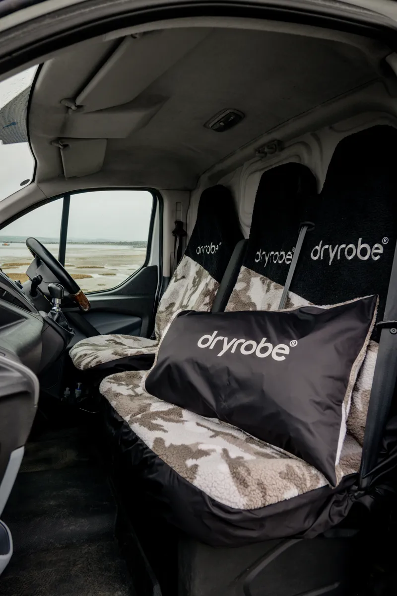 Dryrobe Cushion Cover - Sand Camo/Black-2