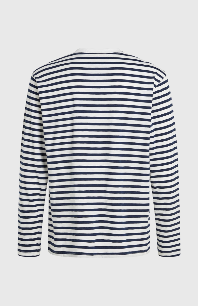 O'Neill Men's O'Riginals LS T-Shirt - Blue Stripe-1