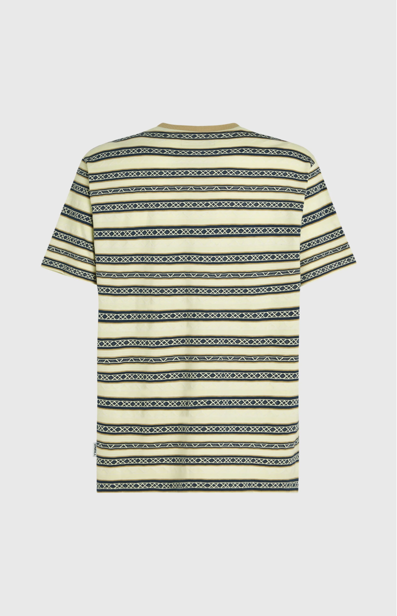 O'Neill Men's O'Riginals Jacquard Stripe T-Shirt - Rainforest Dew H Stripe-1