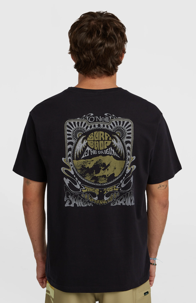 O'Neill Men's O'Riginals 70s Graphic T-Shirt - Black Out-2