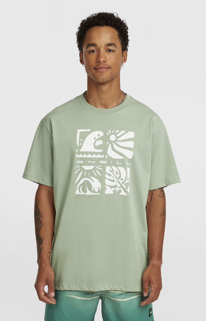 O'Neill Men's Melange Front Print T-Shirt - Marble Arch-2