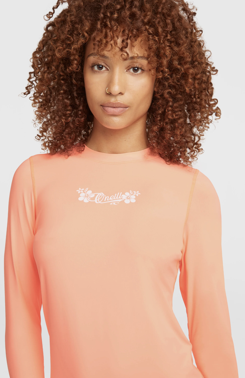 O'Neill Women's Long Sleeve Skin - Funky Peach-5