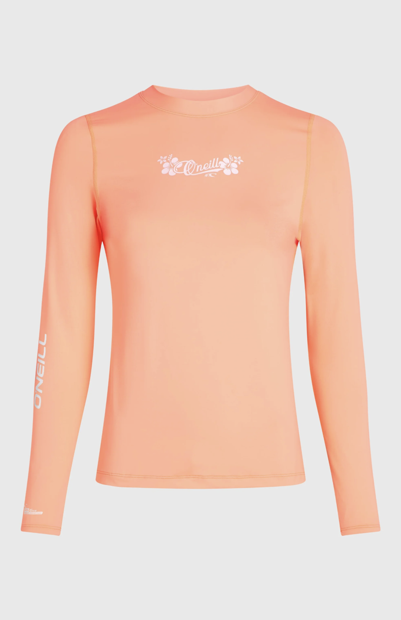 O'Neill Women's Long Sleeve Skin - Funky Peach
