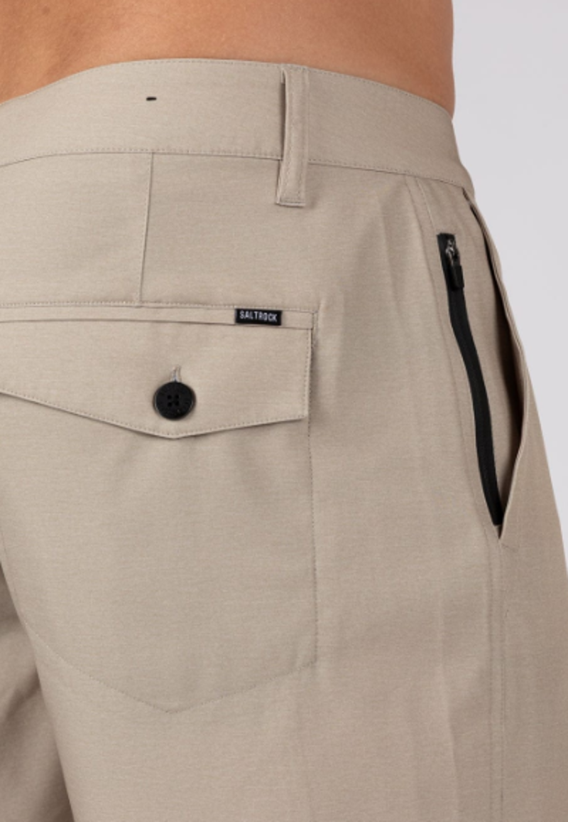 Saltrock Men's Cargo Amphibian II 21 Short - Light Brown-6