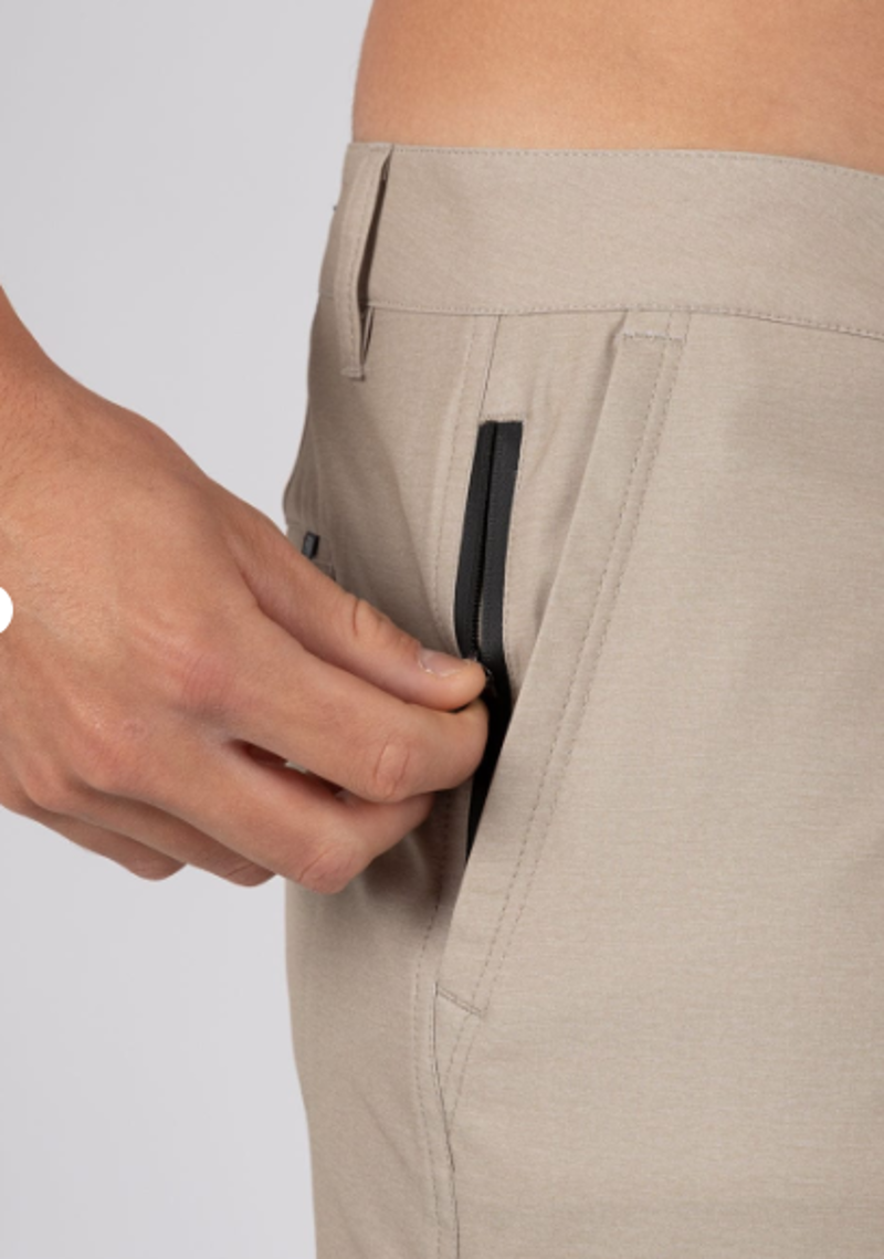 Saltrock Men's Cargo Amphibian II 21 Short - Light Brown-5