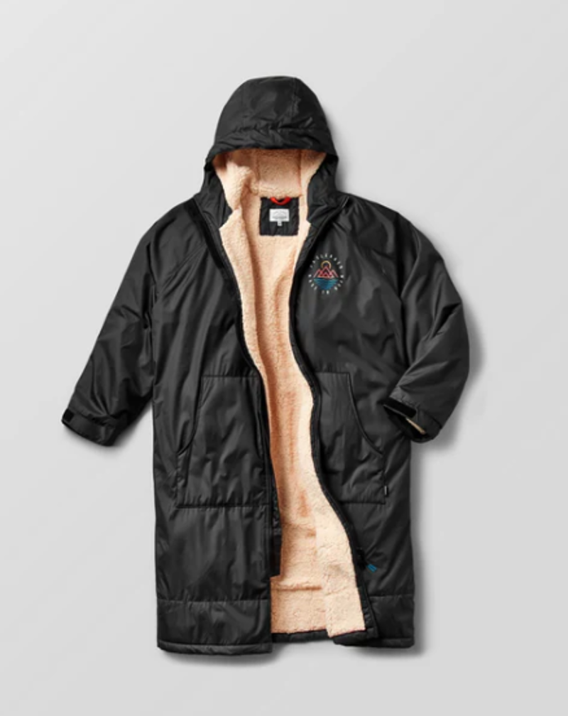 Passenger Escapism Sherpa Lined Change Robe - Black