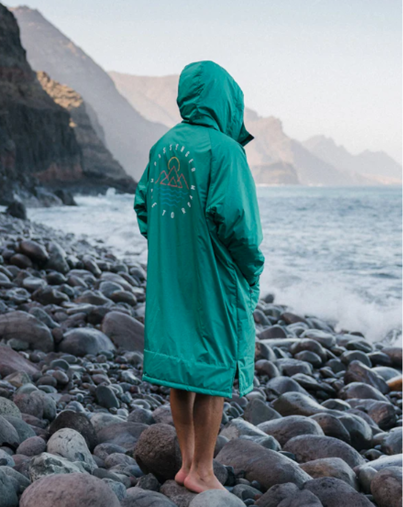 Passenger Escapism Sherpa Lined Change Robe - Greenlake-4