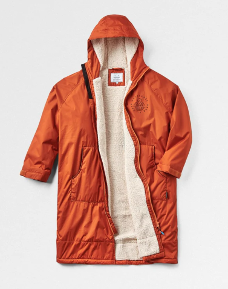 Passenger Escapism Sherpa Lined Change Robe - Rust