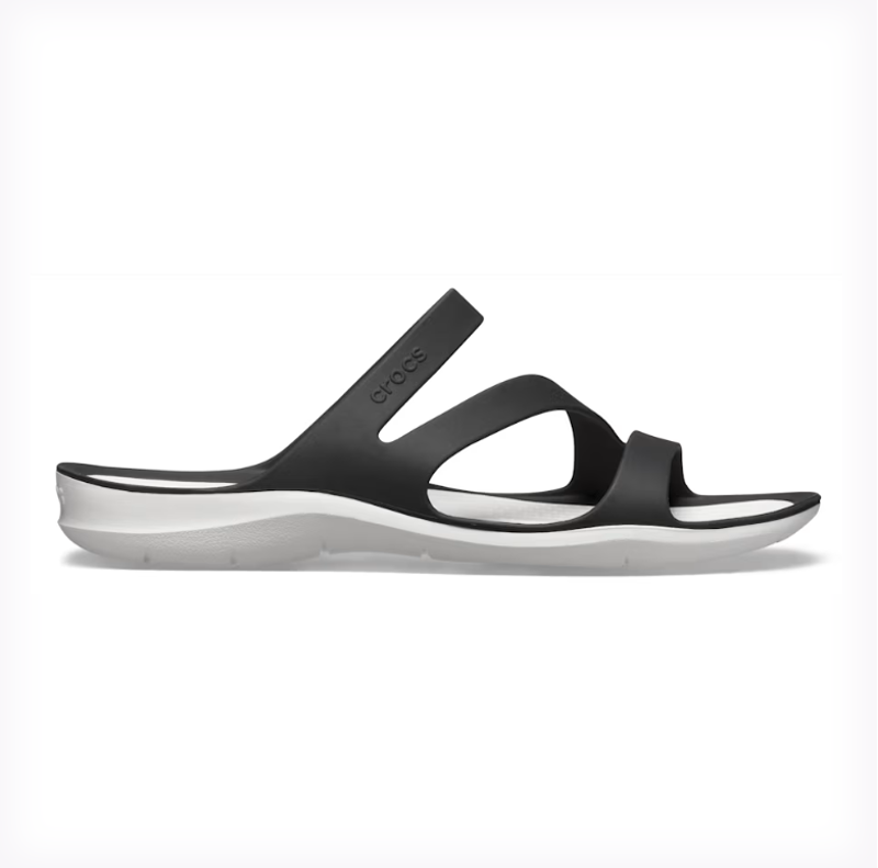 Crocs Women's Swiftwater Sandal Black/White