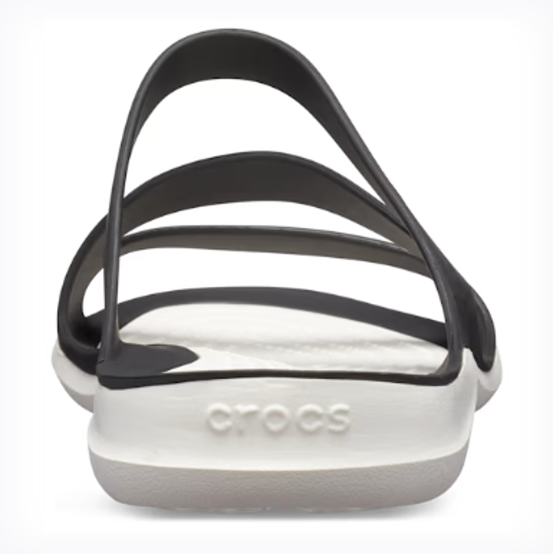 Crocs Women's Swiftwater Sandal Black/White-6