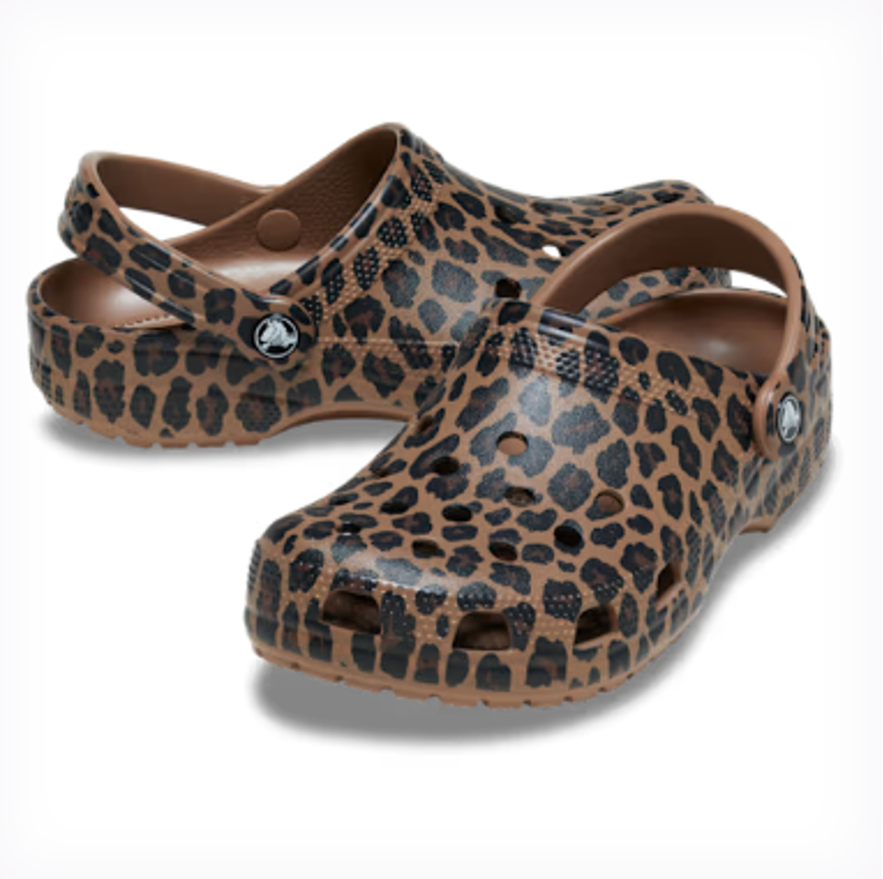 Crocs Classic Animal Clog - Sepia/Leopard-1