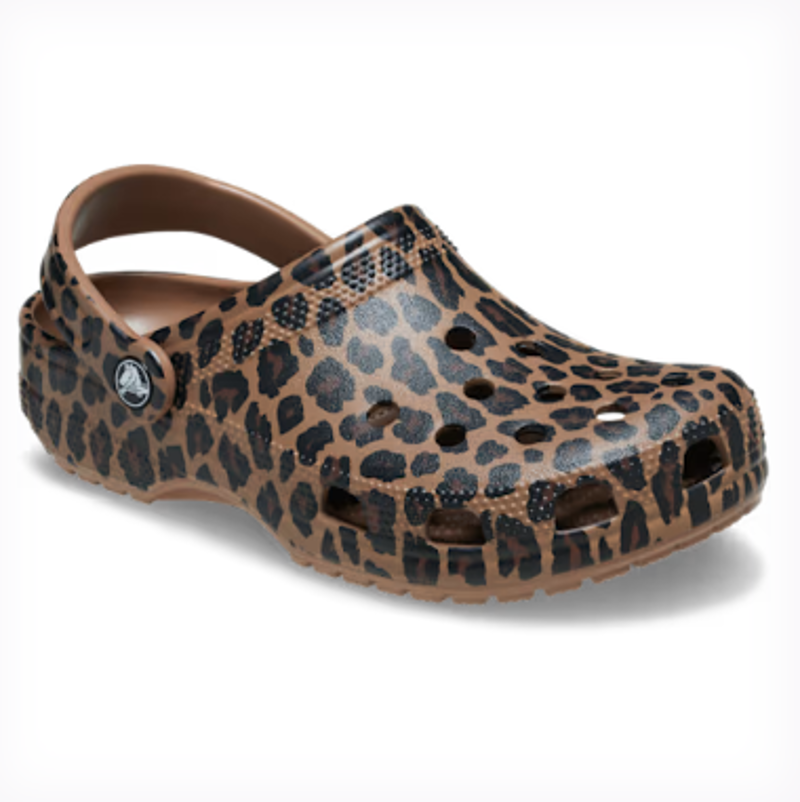 Crocs Classic Animal Clog - Sepia/Leopard-4