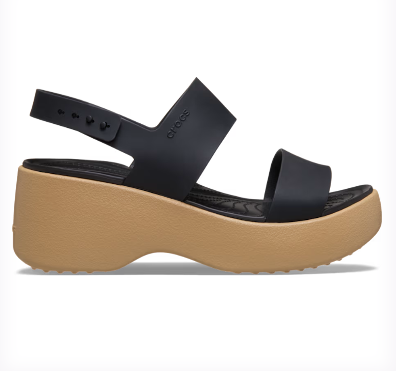 Crocs Brooklyn Sky Sandal - Black/Cashew