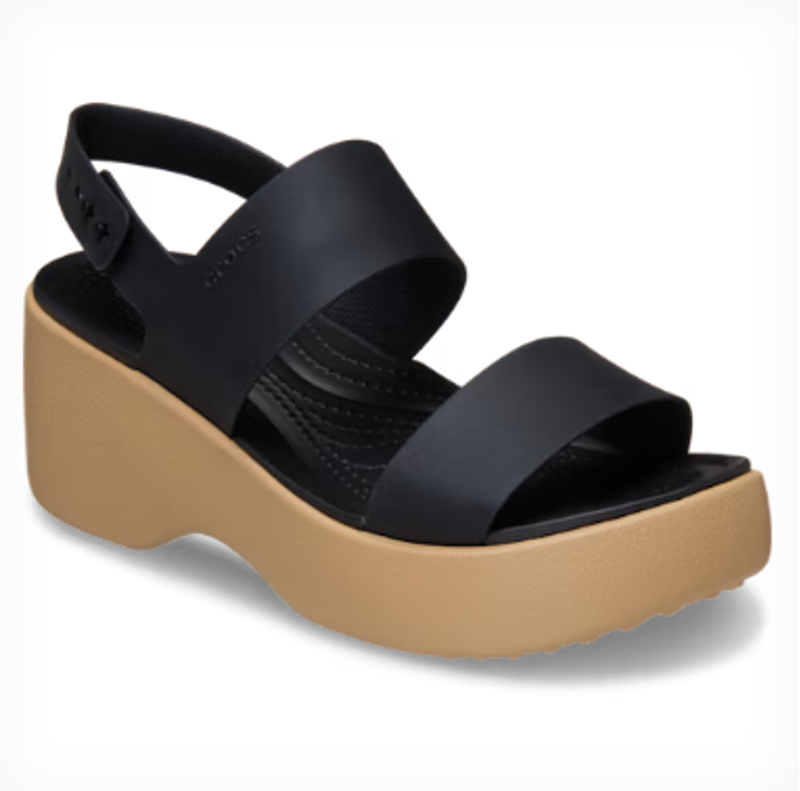 Crocs Brooklyn Sky Sandal - Black/Cashew-4