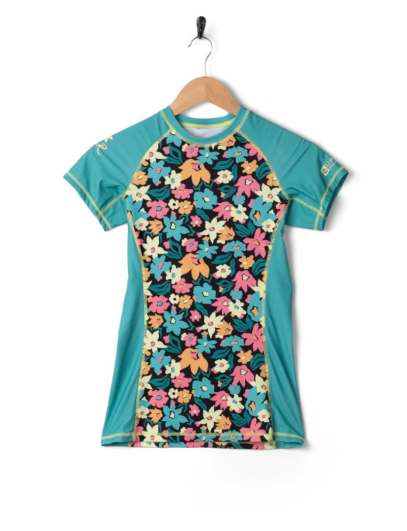 Saltrock Women's Holidaze SS Rash Vest - Blue