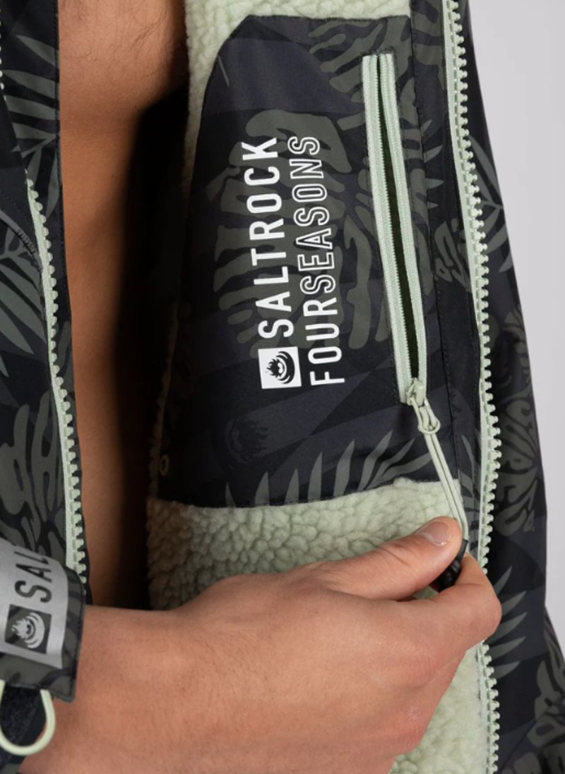 Saltrock Four Season Warp Surf Changing Robe - Dark Grey-6