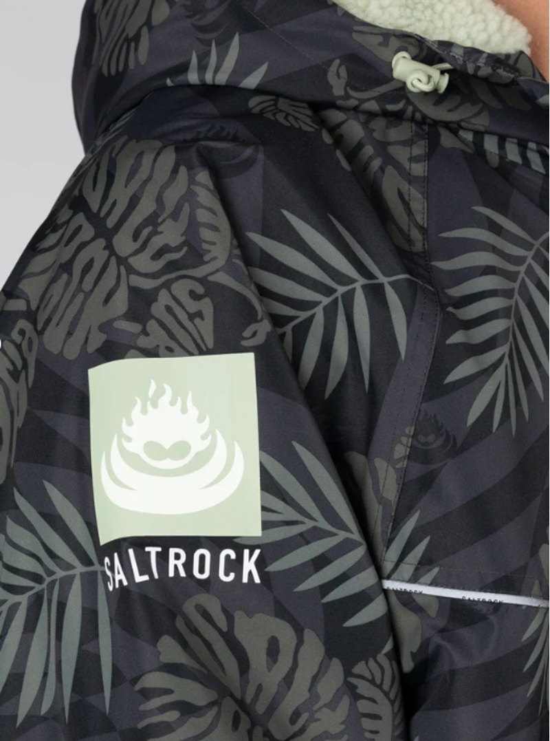 Saltrock Four Season Warp Surf Changing Robe - Dark Grey-7