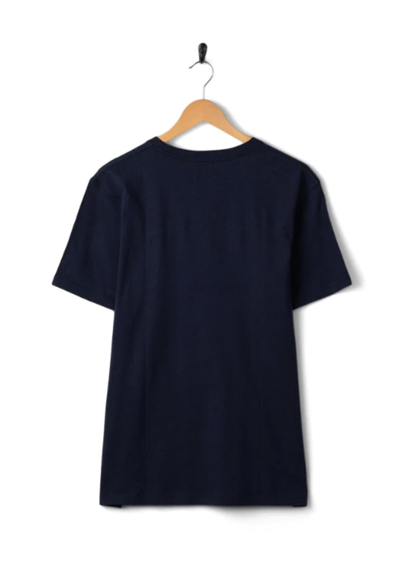 Saltrock Men's Tribal Stripe SS Tee - Dress Blue-1