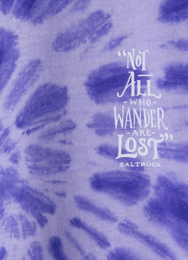 Saltrock Kid's Lost Ships Tie Dye SS Tee - Purple-3