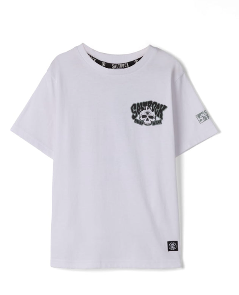 Saltrock Kids Tiger Trio SS Tee - White-2