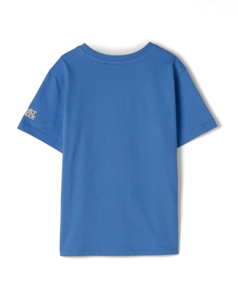 Saltrock Kids Base Camp SS Tee - Bright Blue-2