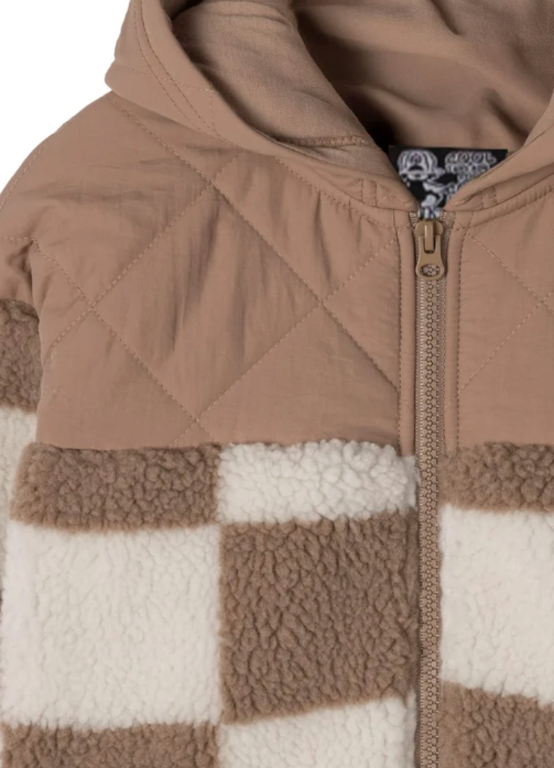 Saltrock Kids Calla Hooded Fleece - Light Brown-5