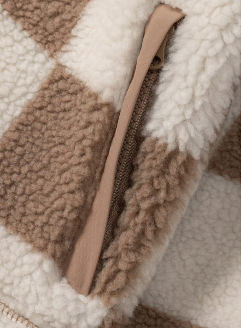 Saltrock Kids Calla Hooded Fleece - Light Brown-4