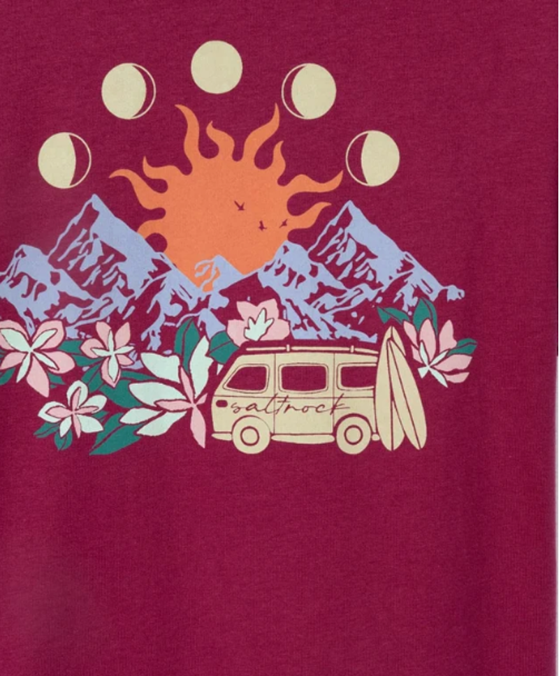 Saltrock Kids Rise And Shine SS Tee - Purple-1