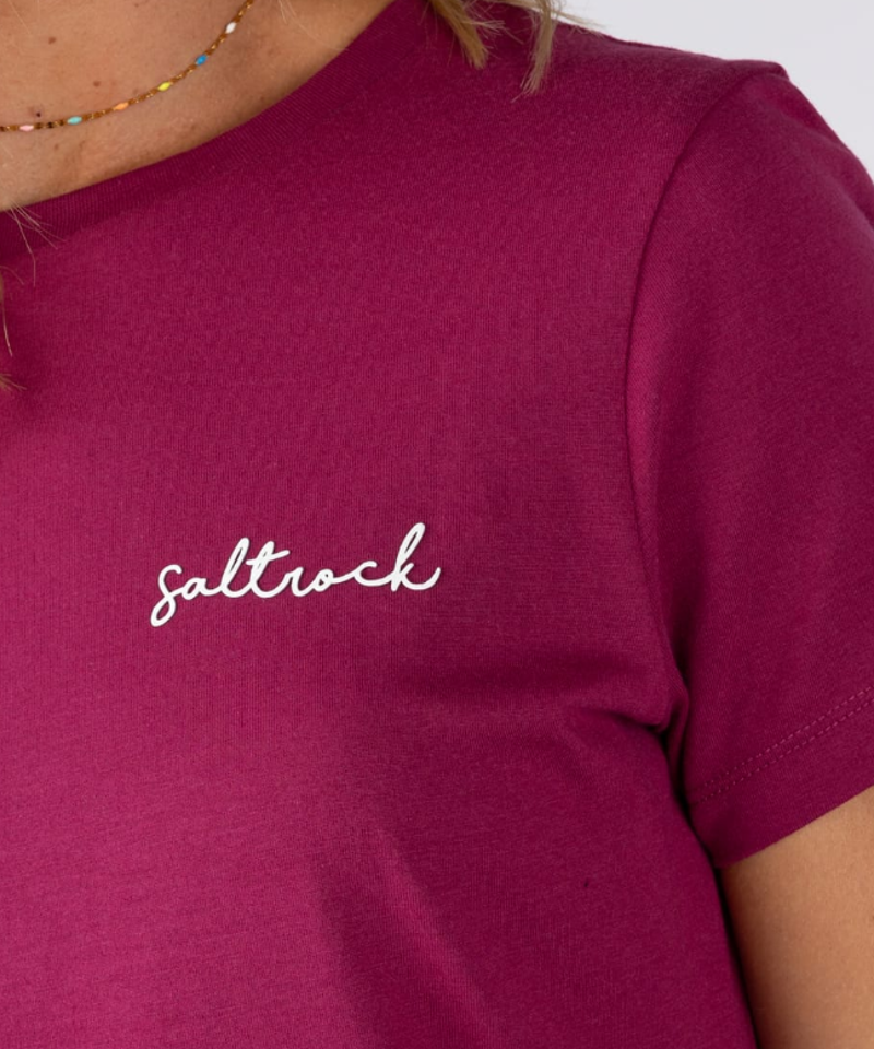 Saltrock Women's Velator Short Sleeve Tee - Dark Pink-2