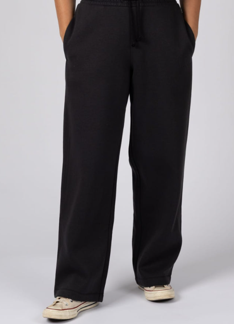 Saltrock Women's Perfect Set Wide Leg Jogger - Black-1