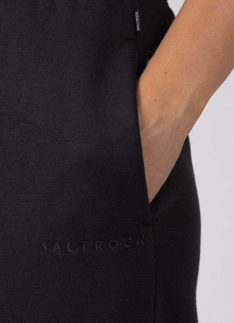 Saltrock Women's Perfect Set Wide Leg Jogger - Black-3